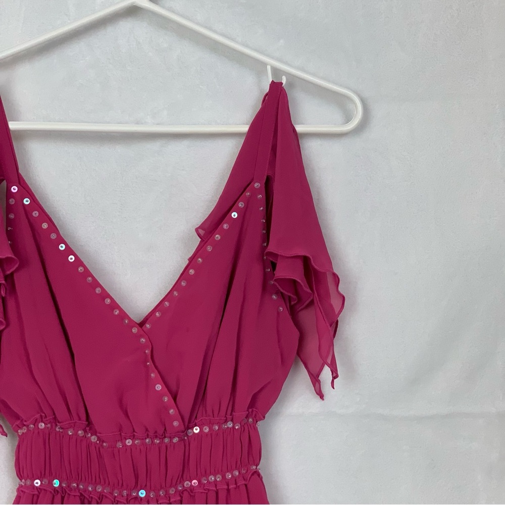 bisou bisou small fuschia pink cami size 4 - Picture 6 of 9